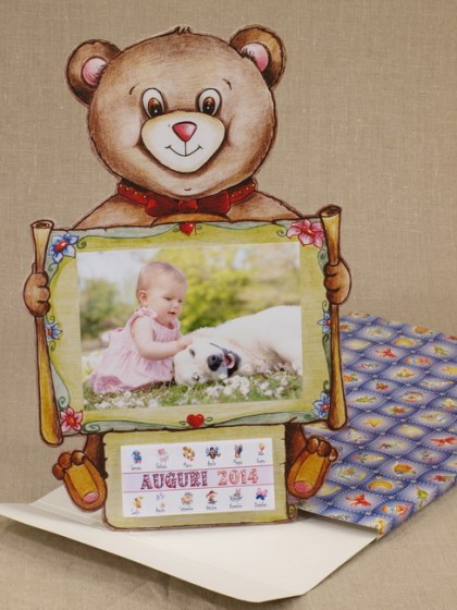 Calendario bimbi orso con scatola